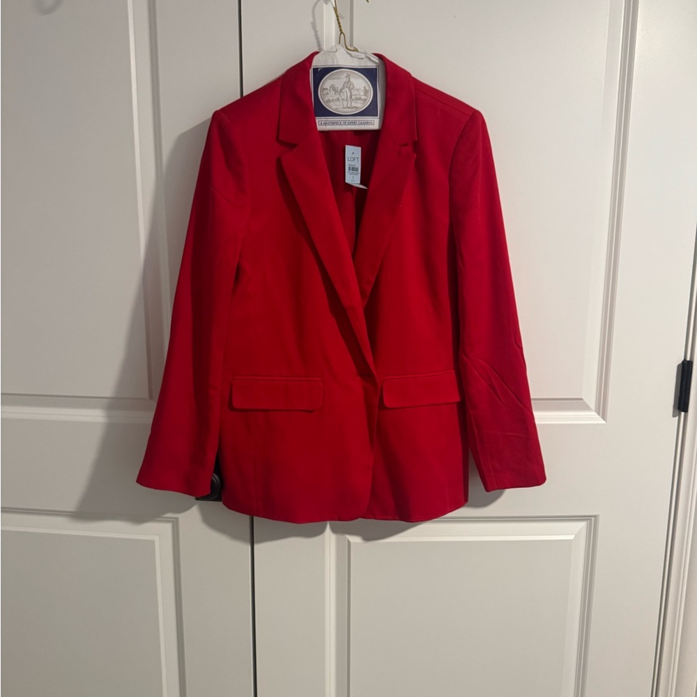 LOFT Bold Red Blazer
